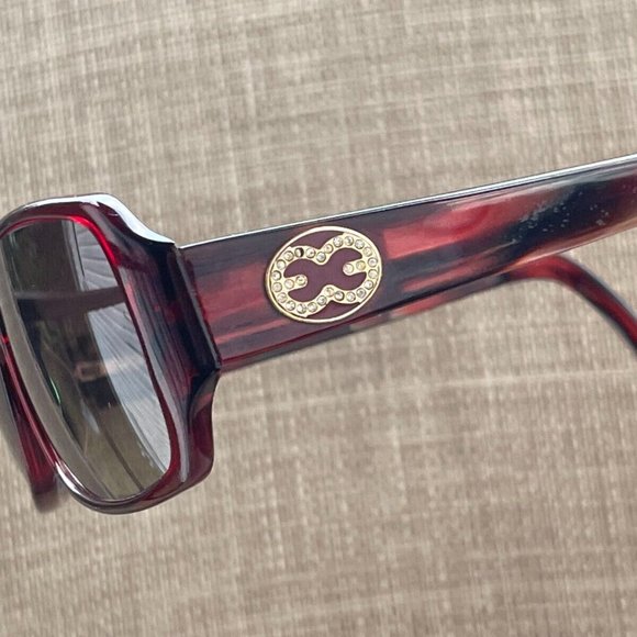 Escada Women Sunglasses Red Tone Frame VES087S Eye Wear Shades Made in Italy - Picture 3 of 12